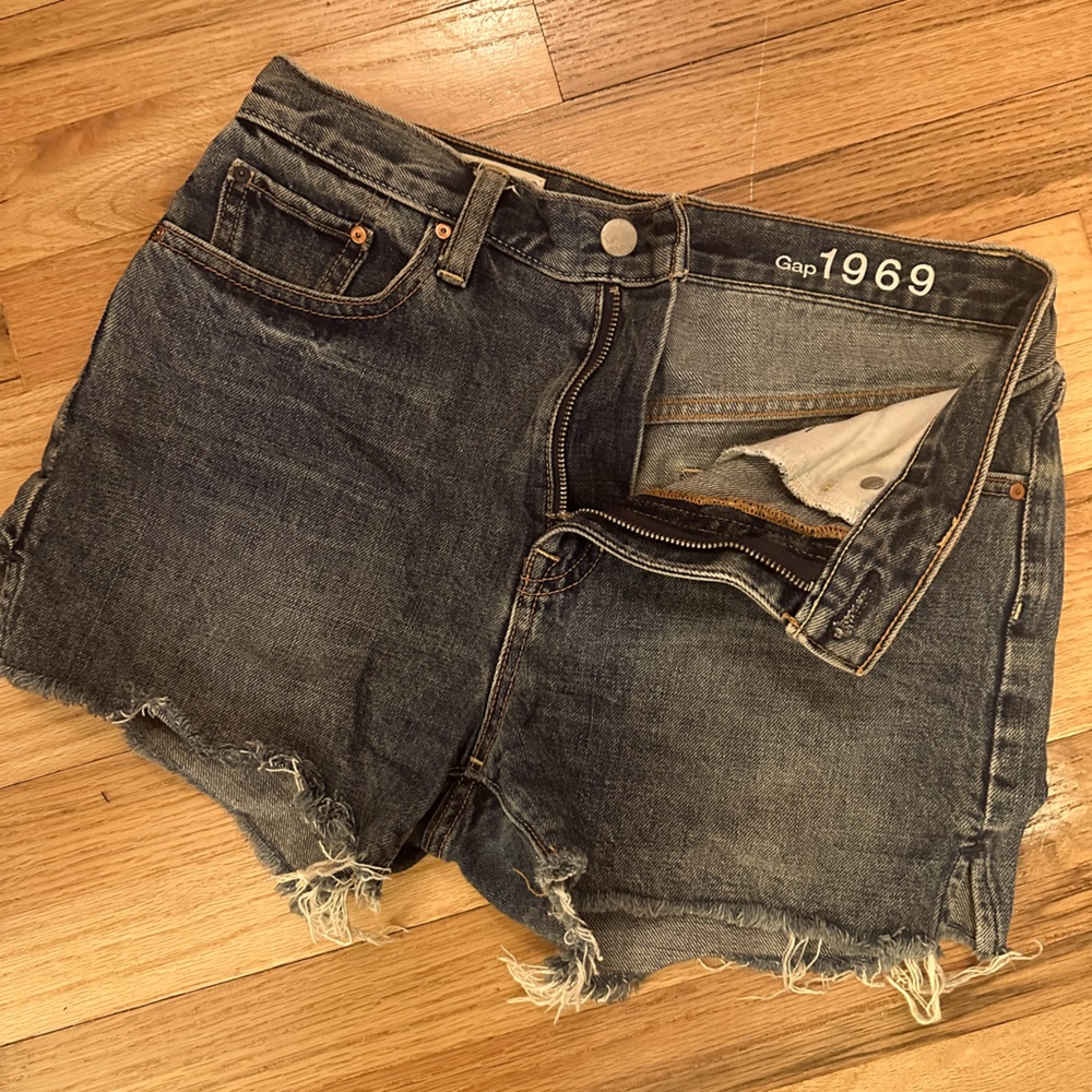 Gap High Wasted Jean Cut Offs